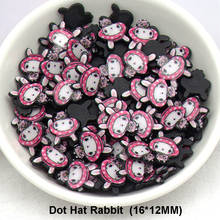 100pcs Small Size Cartoon Lovely Rabbit Flatback Resins Planar DIY Crafts Embellishments For Home Decoration Accessories 2024 - buy cheap