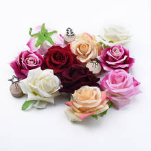 50/100 Pieces Silk roses Wedding Decorative Flowers Wreaths Diy Gifts Christmas Decorations for Home Artificial Flowers Cheap 2024 - buy cheap