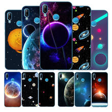 Capa para celular com espaço estrelado, para huawei p9, p10, p20, p30, p40, psmart lite plus, pro, y9, y6, y7 2017, 2018, nova 3, 3i 2024 - compre barato