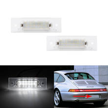 Fits For Porsche 964 968 Boxster 986 993 996 Turbo SMD Error Free White Led License Plate Lights OEM: 9646316200101C 96463162001 2024 - buy cheap