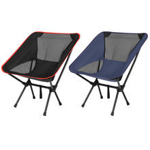 Cadeira dobrável de acampamento, cadeira de pesca ultraleve portátil para atividades ao ar livre, viagem, piquenique, pesca 2024 - compre barato
