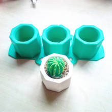 Molde de silicona para maceta de Cactus, suministros de molde para taza de hormigón, arcilla de cerámica, artesanal, NIN668 2024 - compra barato