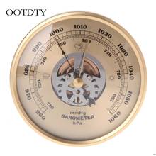 OOTDTY 108mm Wall Mounted Barometer Perspective Round Dial Air Weather Station mmHg/hPa 2024 - buy cheap