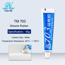 1PCS 703 Silicone Rubber Adhesive Insulation Strong Resistance High Temperature Electronic Sealant Insulation Components Fixed 2024 - buy cheap