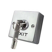 Zinc Alloy GATE DOOR Exit Button Exit Switch Door Exit Push Button Release Switch Opener  For Door Access Control System 2024 - buy cheap