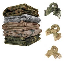 190*90cm Scarf Cotton Military Camouflage Tactical Mesh Scarf Sniper Face Scarf Veil Camping Hunting Multi Purpose Hiking Scarve 2024 - buy cheap