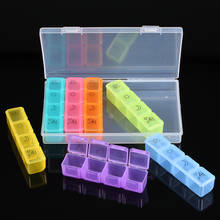 28 Slots Pillbox Portable Storage Box for Pills Weekly Medication Case Pill Container Organizer 7 Days 4 Times a Day Plastic Box 2024 - buy cheap