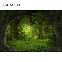 Fondos de bosque para fotografía, Árbol Verde viejo, bosque de lluvia, musgo, arbusto, escena Natural, telón de fondo para sesión fotográfica, estudio fotográfico 2024 - compra barato