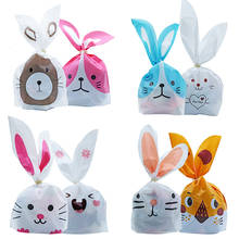 10/50pcs/lot Cute Rabbit Ear Bags Cookie Plastic Bags&Candy Gift Bags For Biscuits Snack Baking Package And Event Party Supplies 2024 - buy cheap
