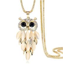 Новые оригинальные кристаллы от Swarovski, ретро чокер в виде совы, ожерелья, изящные украшения для женщин, подарок на вечеринку 2024 - купить недорого