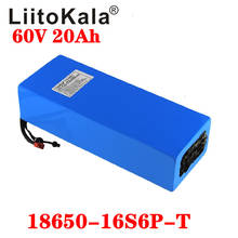 LiitoKala E-bike battery 60V 20ah 25ah 30ah 15ah 18650 li-ion battery pack bike conversion kit bafang BMS High power protection 2024 - buy cheap