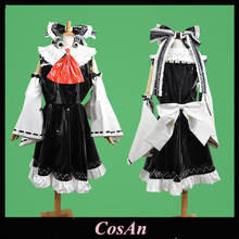 Disfraz de Touhou Project Hakurei Reimu, ropa de juego de rol personalizada, uniforme de charol de Color blanco y negro, surtido 2024 - compra barato