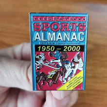 Grays Sports Almanac Badge Movie prop Brooch A Blank Journal Enamel Pin Book Future Accessory Gift 2024 - buy cheap