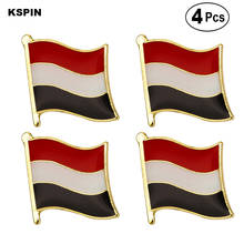 Yemen Flag Pin Lapel Pin Badge  Brooch Icons 4pcs 2024 - buy cheap