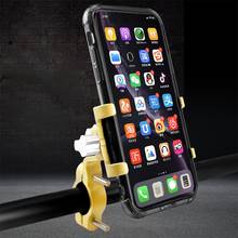 Universal Aluminum Alloy Motorcycle Bicycle Phone Holder Mount Battery Car Mountain Bike Mobile Phone Holder Mechanical Lock 2024 - buy cheap