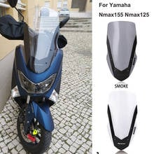 Motorcycle Accessories Windscreen Windshield Spoiler Wind Deflector for YAMAHA NMAX155 NMAX125 2013-2018 2019 2020 NMAX 155 125 2024 - buy cheap