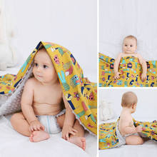Manta para bebês, cobertor para bebê e recém-nascidos, conjunto macio em algodão 2024 - compre barato