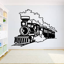 Train Wall Decal Boys Room Locomotive Vinyl Stickers Nursery Bedroom Decoration Art Murals Home Decor Wall Sticker G713 2024 - buy cheap