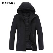 BATMO 80% pato branco para baixo com capuz casacos men, espessado dos homens jaquetas, plus-size 4XL-7XL 8048 2024 - compre barato