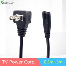 Cable de alimentación de TV con certificación PSE JET, Cable de extensión de 2 clavijas para LeTV TCL, NEMA 1-15P a IEC320 C7, 0,5 M ~ 3M 2024 - compra barato