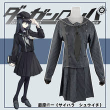 Fantasia de cosplay danganronpa v3, fantasia de shuichi de saihara, uniforme escolar feminino de detecção 2024 - compre barato