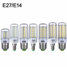 E27 LED Lamp E14 LED Bulb SMD5730 220V Corn Bulb 24 36 48 56 69 72LEDs Chandelier Candle LED Light For Home Decoration Ampoule 2024 - buy cheap