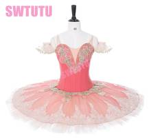 dark pink women ballet Tutu girls pancake tutu classical ballet tutu with lace professional ballet tutu nutcrackerBT9026 2024 - buy cheap