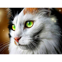 5D Diamond Painting Full Drill Round Animal Cat Diy Embroidery Cross Stitch New Arrival Home Decoration 2024 - buy cheap