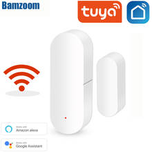 Home Smart Tuya WiFi Door Sensor Door Open Closed Detectors WiFi App Notification Alert security alarm system 2024 - buy cheap