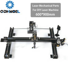 Conjunto de peças da máquina do cortador da gravura do laser do co2 diy 600*900mm 2024 - compre barato