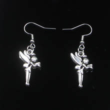 20 pares de pendientes de diseño Simple hechos a mano para mujer, aretes de gota de campanilla de Hada de Ángel de 25x15mm, regalo, 20 pares de joyería, objeto pequeño lindo 2024 - compra barato