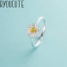 Очаровательные кольца в стиле бохо с цветком маргаритки для женщин, Винтажное кольцо на палец, 2020, женские модные украшения, свадебные подарки 2024 - купить недорого