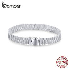 bamoer 100% Real Sterling Silver 925 Reflexions Bracelet Watch Bracelets for Women European Luxury Fine Jewelry SCX110 2024 - buy cheap