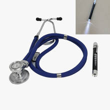 medical Stethoscope and Doctor pen Professional Acoustical Cardiology Pediatric & Infant Colorful Functional Double Dual Head 2024 - buy cheap