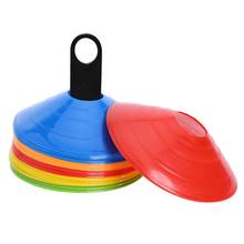 10pcs/set Soccer Training Sign Flat Pressure Resistant Cones Marker Discs Bucket Marker PE football training 2024 - buy cheap