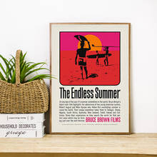 The Endless Summer Canvas Print John Van Hamersveld Natural Retro Movie Poster Surfboard Wall Art Picture Vintage Painting Decor 2024 - buy cheap