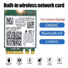 7260AC Wireless Bluetooth 4.0 Network Card Dual Band 2.4G+5G 300Mbps/867Mbps NGFF M.2 Network Card for Lenovo T440 X240 Y40 Y70 2024 - buy cheap