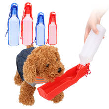 Pet dispensador cão viagem garrafa de água dobrável portátil cão gato alimentador de água potável ao ar livre pet puppy bowl 2024 - compre barato