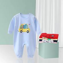 Baby Rompers Newborn Baby Boys Girls Romper Cartoon Print Cotton Long Sleeve Jumpsuit Pure Outfits Toddler Baby Clothing Pajamas 2024 - buy cheap