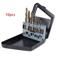 10Pcs/Set Damaged Screw Extractor Drill Bits Guide Set Broken Speed Out Easy out Bolt Stud Stripped Screw Remover Tool 2024 - buy cheap