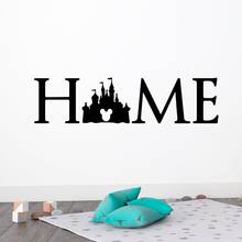 Disney Princess Castle Logo Wall Decal Quotes Mickey Mouse Sticker Kids Room bedroom accessories Art Home Decor free shipping 2024 - buy cheap