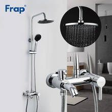 Frap Bath Wall Shower Faucet Rainfall Shower Panel Set Bathroom Faucet Shower System Set Hot and Cold Water Tap Mixer Torneira 2024 - buy cheap
