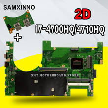 Send board +2D Laptop motherboard For Asus G750JM G750JW G750JH G750JX G750J G750 Test original mainboard i7-4710HQ I7-4700HQ 2024 - buy cheap