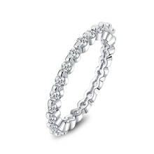 Кольцо из серебра 925 пробы простое модное кольцо для женщин очаровательные ювелирные изделия подарок на помолвку LR095 2024 - купить недорого