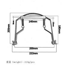 Chrome Adjustable 10 Holes Harmonica Holder Mouth Neck Hands Free Stand Rack 2024 - buy cheap