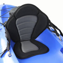 Kayak Soft Seat Cushion Pad Deluxe Padded Fishing Boat Seat Rowing Boat Padded Adjustable Kayak Cushion with Backrest 2024 - buy cheap