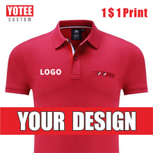 YOTEE summer short-sleeved high-quality polo suit personal company group logo embroidery men and women long-sleeved POLO 2024 - buy cheap
