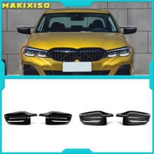 1Pair For BMW 3 Series G20 330i 2019 2020 Rear View Side Mirror Cover Case Trim ABS Carbon Fiber Style Car Rearview Mirror Cover 2024 - buy cheap