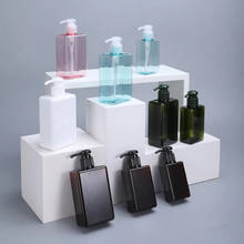 Square plastic bottle with pump PETG Material Cosmetic storage container Lotion Shampoo Refillable bottles 10PCS 2024 - buy cheap