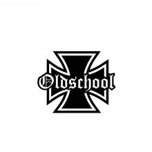 Funny Old School Personality Vinyl Decal Truck Window Car Sticker Waterproof Reflective Decals Black Silver White,13cm*11cm 2024 - buy cheap